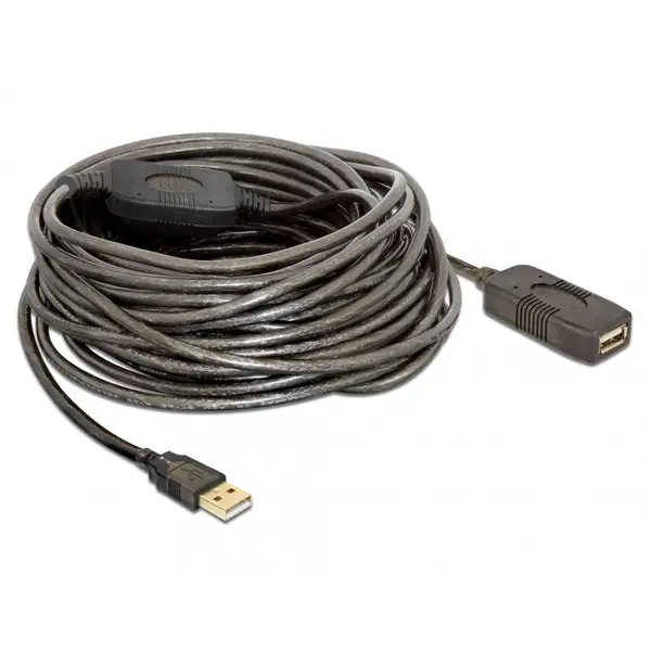 Delock Cablu prelungitor activ USB 2.0 T-M 15m, Delock 82689