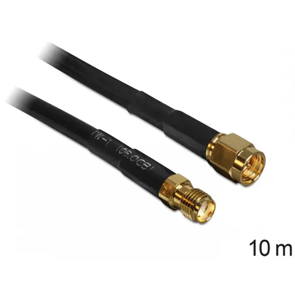 Delock Cablu prelungitor antena SMA CFD/RF200 10m low loss, Delock 88445