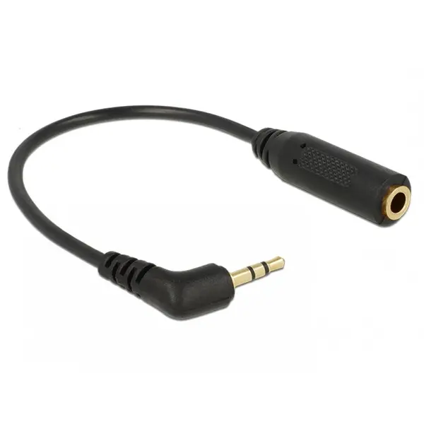 Delock Cablu stereo jack 2.5mm 3 pini la jack 3.5mm 3 pini, unghi t-m Delock