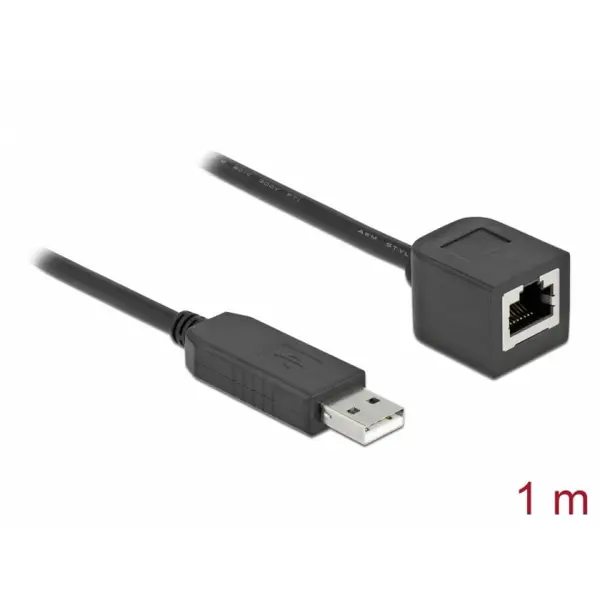 Delock Cablu USB la serial RS-232 RJ45 (pentru router Cisco) T-M 1m, Delock 64164
