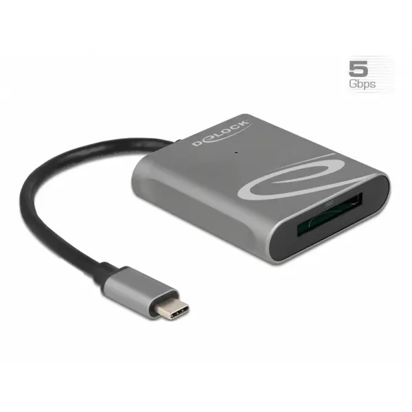 Delock Cititor de carduri USB 3.1-C pentru carduri memorie XQD 2.0, Delock 91741