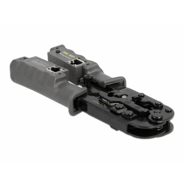 Delock Cleste de sertizat/dezizolat + tester RJ45/RJ12/RJ11/RJ10, Delock 90510