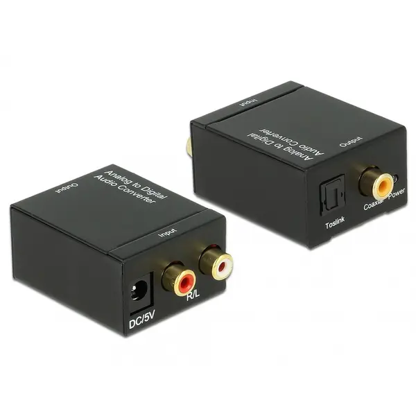Delock Convertor audio RCA Analog la Digital S/PDIF, Delock 62443