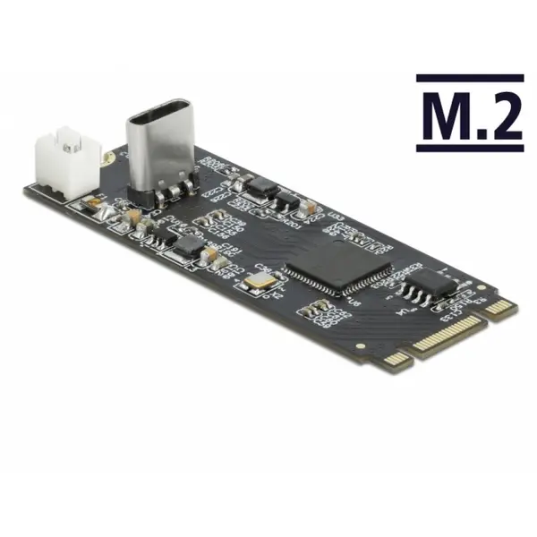 Delock Convertor M.2 Key B+M la USB Type-C T-M, Delock 63174