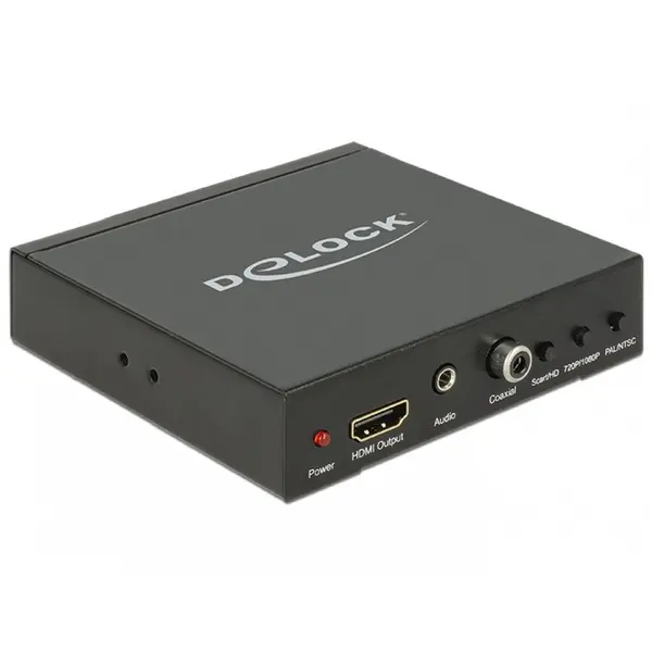Delock Convertor SCART / HDMI la HDMI 720p/1080p, Delock 62783
