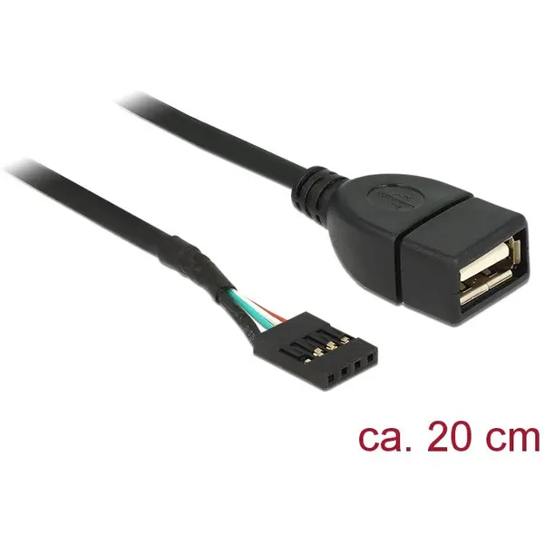 Delock Delock Cable USB 2.0 type-A female to pin header