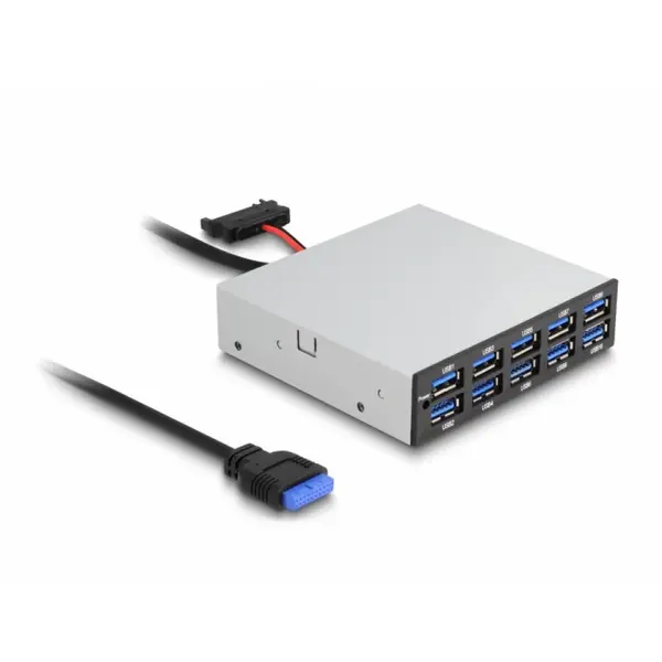 Delock Front panel 3.5 la 10 x USB 3.0-A, Delock 64208