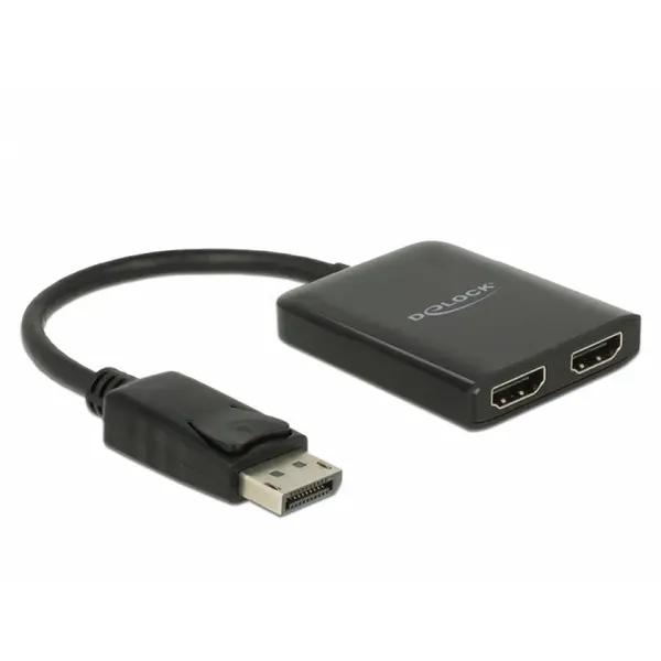 Delock Multiplicator DisplayPort 1.4 la 2 x HDMI MST, Delock 87769
