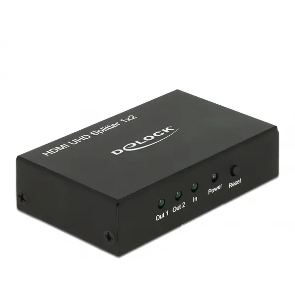 Delock Multiplicator HDMI 2 porturi UHD 4K, Delock 18682