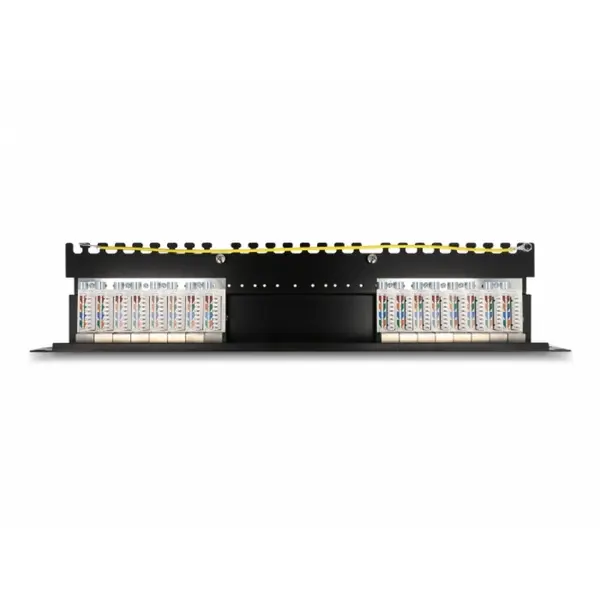 Delock Patch panel 19 1U 16 porturi Cat.6A Negru, Delock 66876