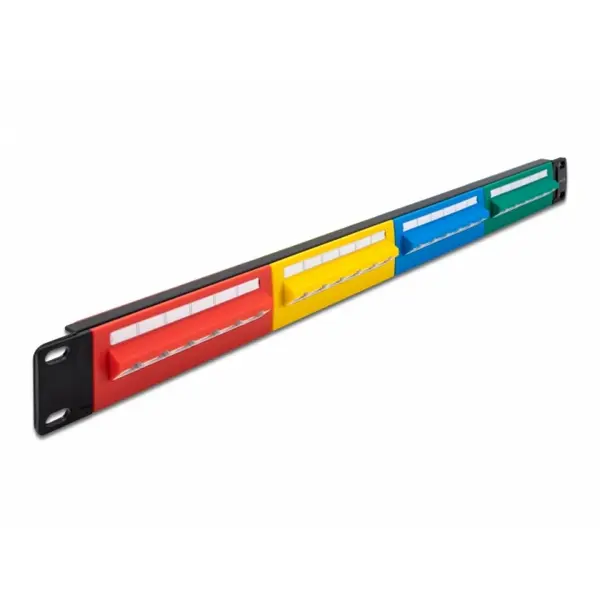 Delock Patch panel 19 24 porturi Cat.5e 1U, Delock 66880