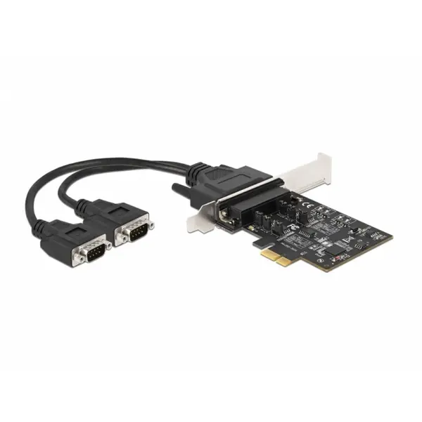 Delock PCI Express Card la 2 x Serial RS-422/485 cu 15kV ESD protection, Delock 90048