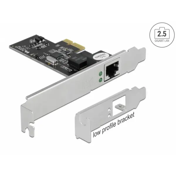 Delock PCI Express cu 1 x RJ45 2.5 Gigabit LAN i225, Delock 89598
