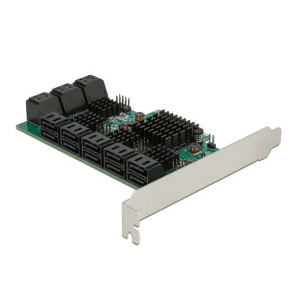Delock PCI Express cu 16 porturi SATA III, Delock 90073