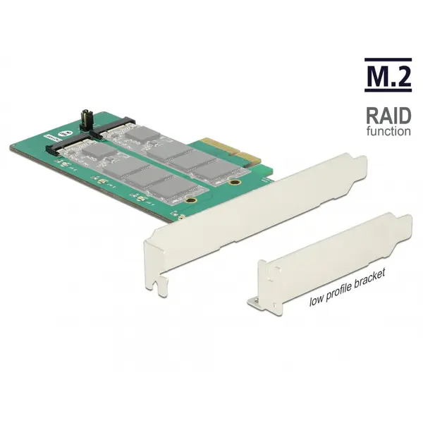 Delock PCI Express cu 2 x M.2 Key B cu RAID, Delock 89536