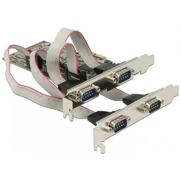 Delock PCI Express cu 4 x Serial RS232, Delock 89178