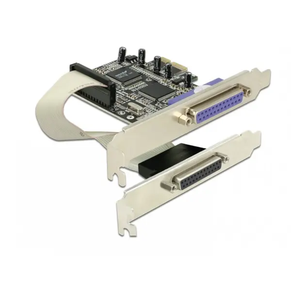 Delock PCI Express la 2 porturi paralel DB25, Delock 89125