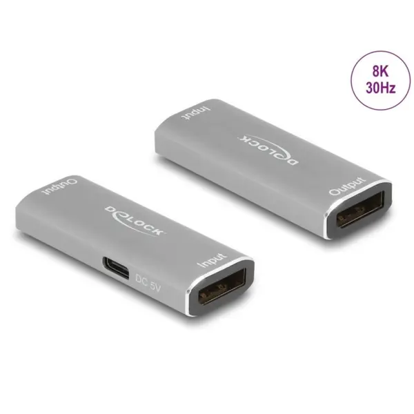 Delock Repeater Displayport 8K30Hz/4K144Hz max. 20m, Delock 11504
