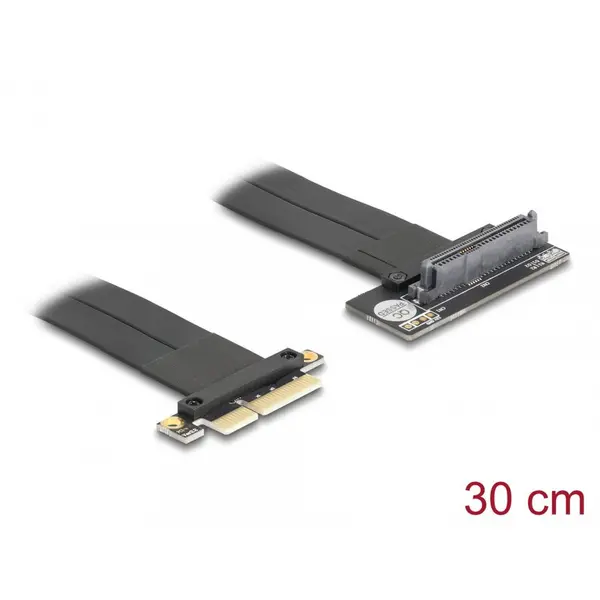 Delock Riser Card PCI Express 3.0 x4 la U.2 SFF-8639 SSD unghi 90 grade + cablu 30cm, Delock 81506