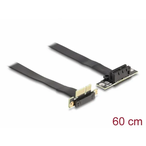 Delock Riser card PCI Express x1 unghi 90 grade 60cm, Delock 88043
