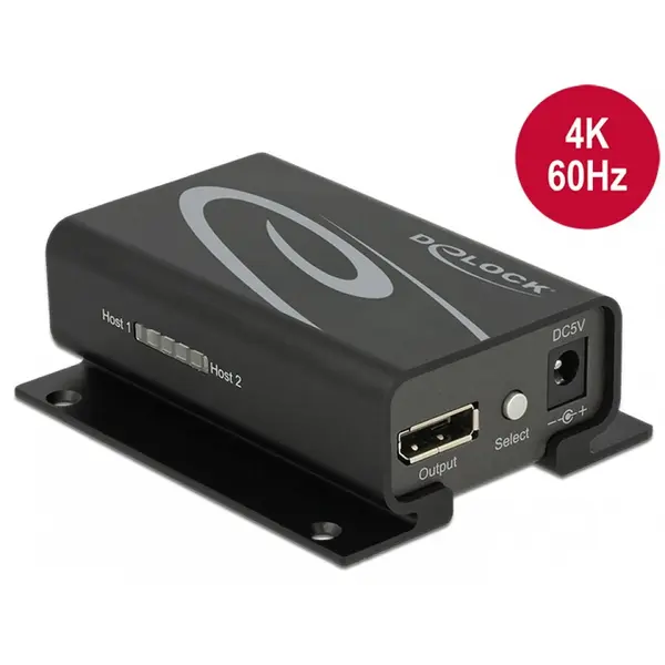 Delock Switch Displayport 1.2 2 porturi 4K, Delock 87697