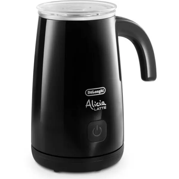 Delonghi Aparat pentru spumare lapte De'Longhi EMF2.BK, 250 ml, Functie incalzire lapte, Baza rotativa, Negru