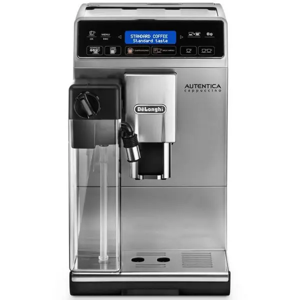 Delonghi Espressor automat De'Longhi Autentica Cappuccino ETAM 29.660 SB, 1450W, 15 bar, 1.4L, argintiu/negru