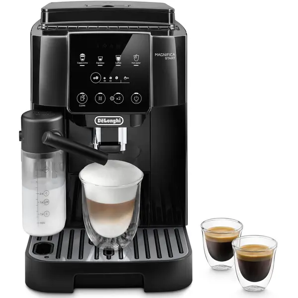Delonghi Espressor automat De’Longhi Magnifica Start Milk ECAM 220.60.B, 1450W, 4 tipuri de bauturi, 15 bari,Negru