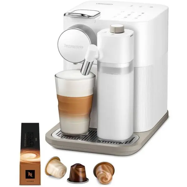 Delonghi Espressor DeLonghi EN 640.W Gran Lattissima 500ml, Sistem Rapid Cappuccino, Fresh Vitality White