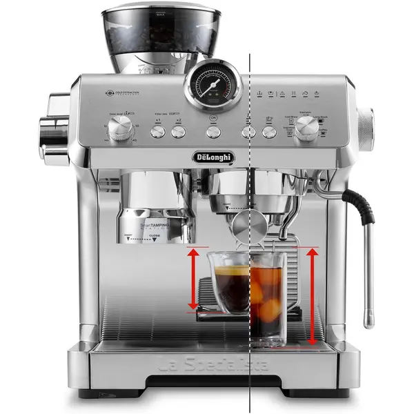 Delonghi Espressor manual De Longhi La Specialista Opera Cold Brew EC9555.M, 2 L, 1550W, 19 bar, Argintiu