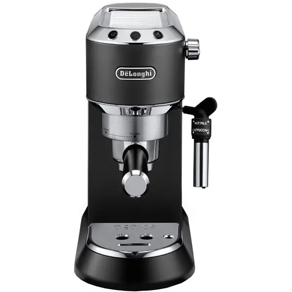Delonghi Espressor manual DeLonghi Dedica Style EC 685, 1300 W, 15 Bar, 1.1 l, Slim, Negru