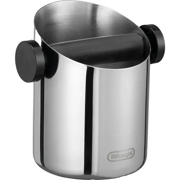Delonghi Knock box pentru zatul de cafea De’Longhi DLSC084, 250 ml, Inox