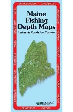 Delorme Maine Fishing Depth Maps - Rand Mcnally
