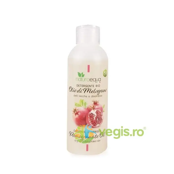 Demachiant Facial Bio cu Ulei de Rodie pentru Ten Uscat 150ml