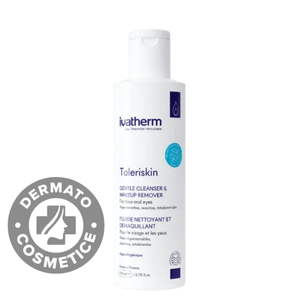 Demachiant fluid pentru fata si ochi Toleriskin, 200ml, Ivatherm