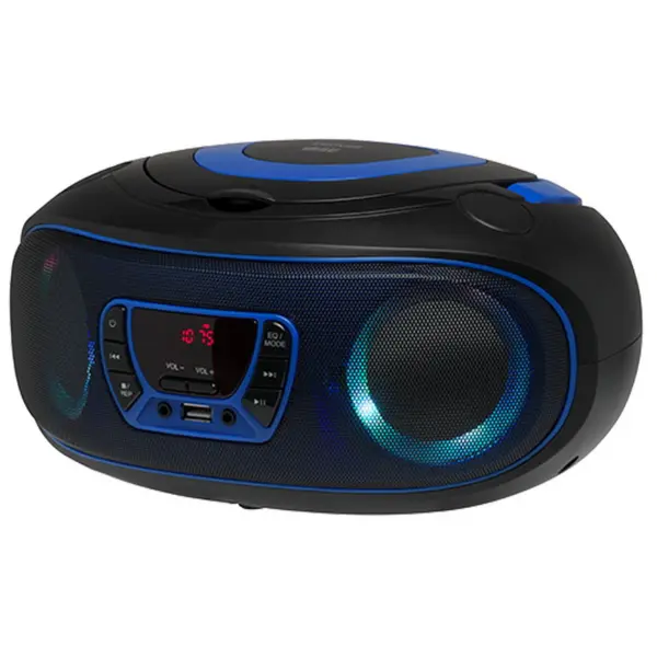 DENVER Radio cu ceas, Denver, 230 V, 26 cm x 22,5 cm x 13 cm, Albastru (111141300010)