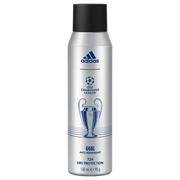 Deodorant antiperspirant pentru barbati UEFA Goal Edition, 150ml, Adidas
