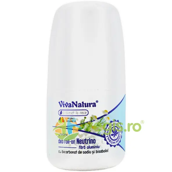 Deodorant Natural Roll-on Neutrino cu Bicarbonat de Sodiu si Bisabolol 50ml