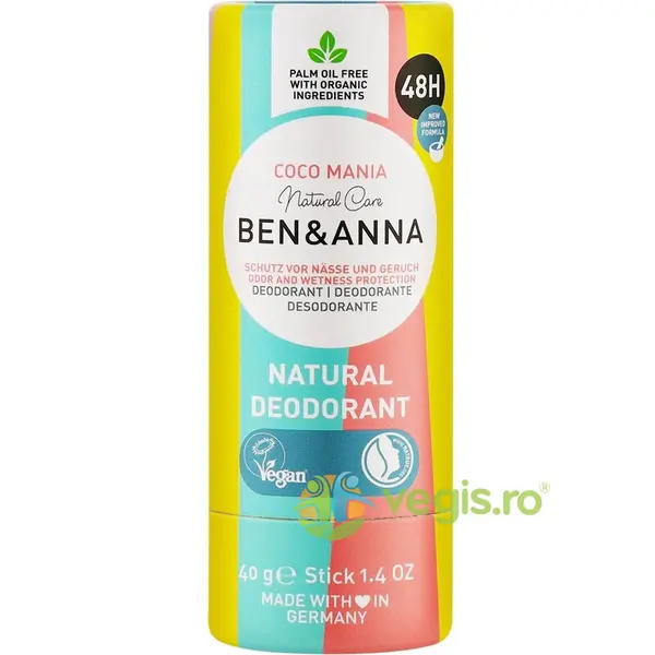 Deodorant Natural Stick Coco Mania 40g