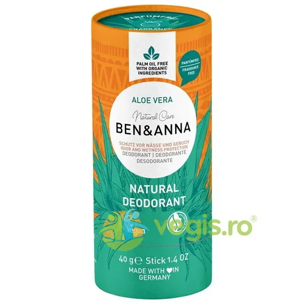Deodorant Natural Stick cu Aloe Vera 40g