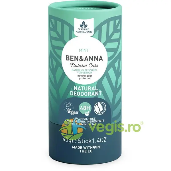 Deodorant Natural Stick Mint 40g