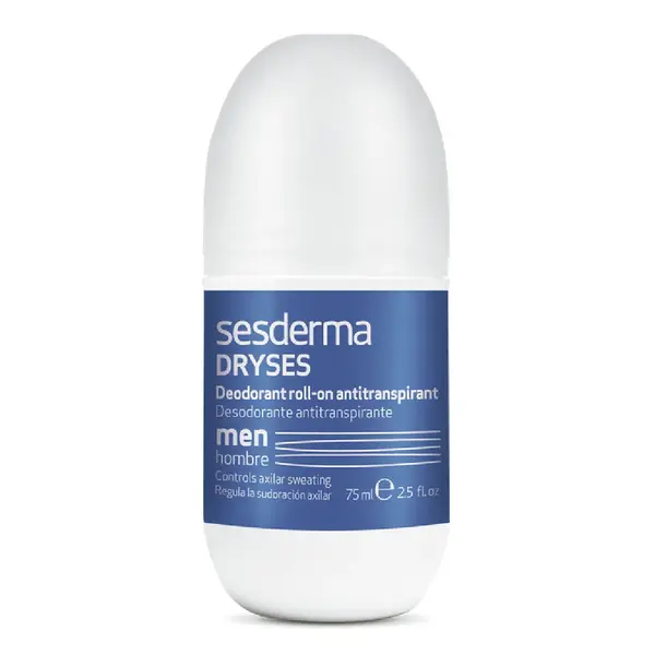 Deodorant roll-on antiperspirant pentru barbati Dryses, 75 ml, Sesderma