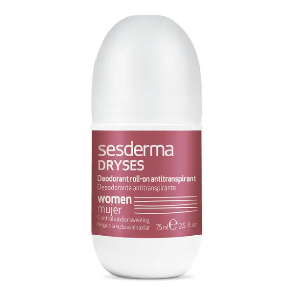 Deodorant roll-on antiperspirant pentru femei Dryses, 75 ml, Sesderma