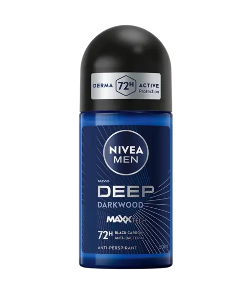Deodorant roll-on pentru barbati Deep Esspresso, 50ml, Nivea