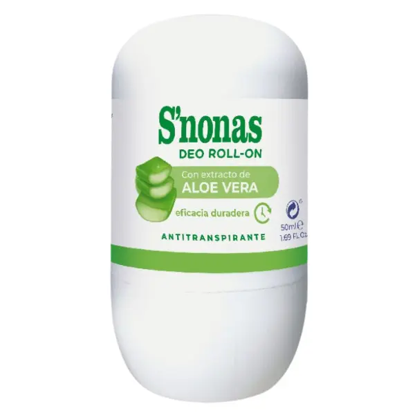 Deodorant roll-on pentru femei S Nonas Aloe Vera, Arom | 50 ml