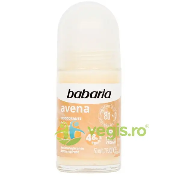 Deodorant Roll-On pentru Piele Sensibila fara Alcool Avena 50ml
