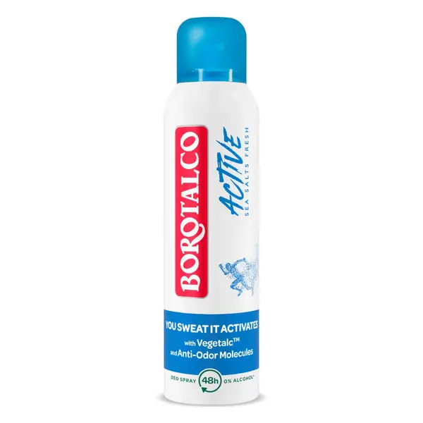 Deodorant spray Active Sea Salts, 150ml, Borotalco