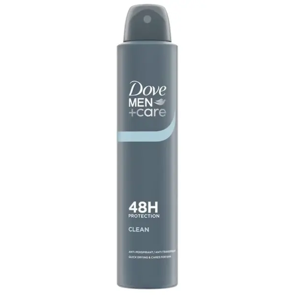 Deodorant Spray Dove Men 48H Clean, 200 ml