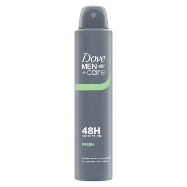Deodorant Spray Dove Men Fresh, 48 h, pentru Barbati, 200 ml