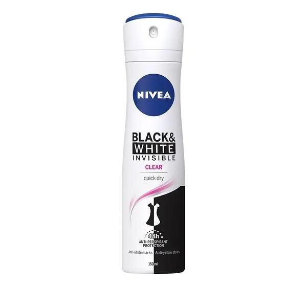 Deodorant Spray Invisible Black & White Clear Nivea Deo 150ml